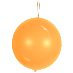 Latex Punch Balloon – 16″ - 16_ Latex Punch Balloon_Orange