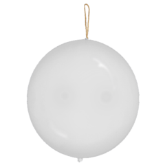 Latex Punch Balloon – 16″ - 16_ Latex Punch Balloon_White
