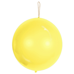 Latex Punch Balloon – 16″ - 16_ Latex Punch Balloon_Yellow