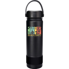 Metal Top Coloful Banded Bottle – 24 oz - CPP_6425_Black_402075