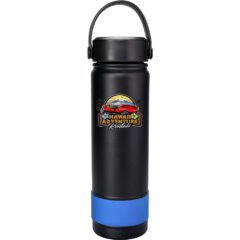 Metal Top Coloful Banded Bottle – 24 oz - CPP_6425_Blue_402077