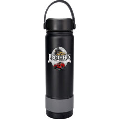 Metal Top Coloful Banded Bottle – 24 oz - CPP_6425_Gray_402079