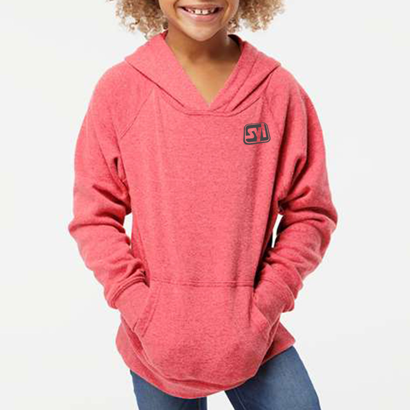 Independent Trading Co. Youth Special Blend Raglan Hooded Sweatshirt - 50478_omf_fm