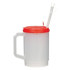 Medical Tumbler with Measurements – 20 oz - 5620_5620RED_STRAW