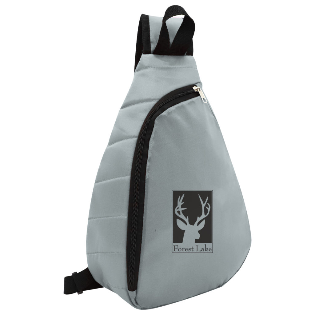 Puffy Sling Backpack - 35003_GRA_Silkscreen