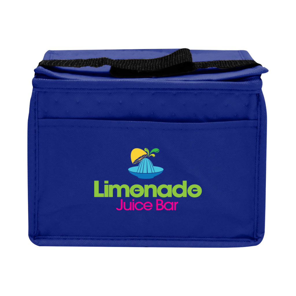 Dimples Non-Woven Cooler Bag – 6 cans - 35011_ROY_Colorbrite