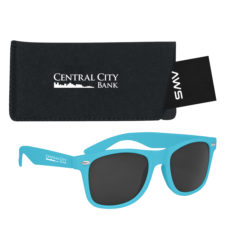 AWS Velvet Touch Malibu Sunglasses with Pouch - 6296_BLL_Silkscreen