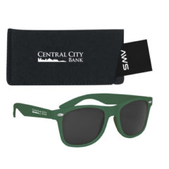 AWS Velvet Touch Malibu Sunglasses with Pouch - 6296_GRK_Silkscreen