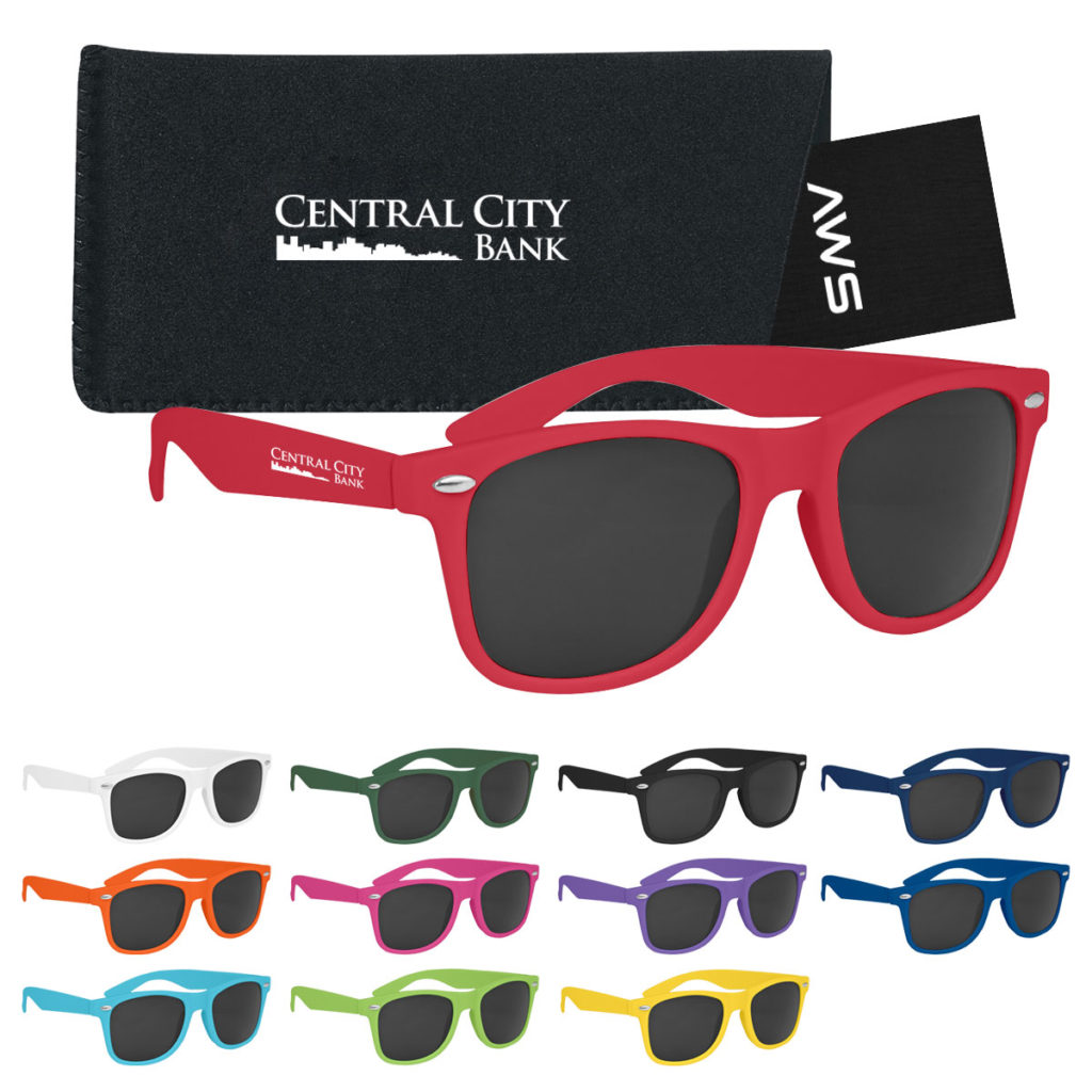 AWS Velvet Touch Malibu Sunglasses with Pouch - 6296_group
