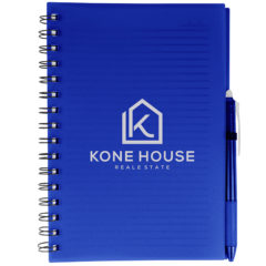 Take-Two Spiral Notebook with Erasable Pen - 65021_ROY_Silkscreen