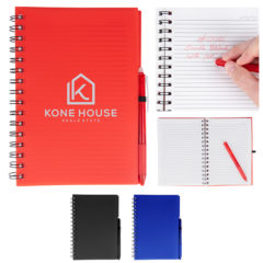 Take-Two Spiral Notebook with Erasable Pen - 65021_group