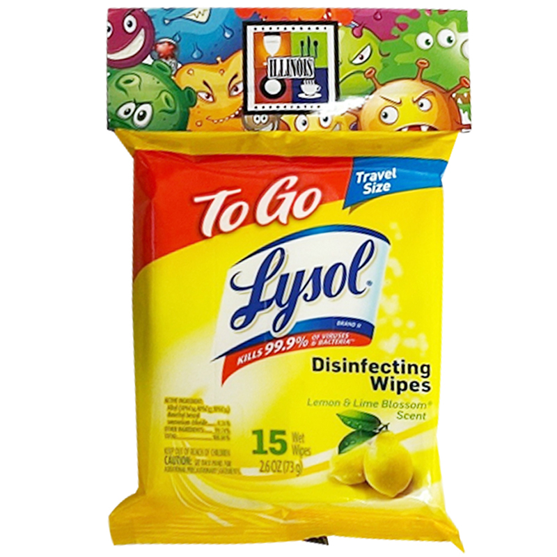 Lysol® On-the-Go Disinfecting Wipes – 15 count - 99147_group