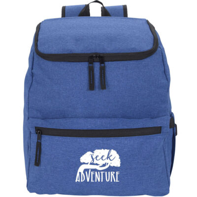 Lunch Break Backpack Cooler_Heathered Blue