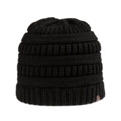 Cable Knit Beanie - OC807 8211 Black