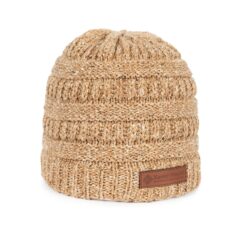 Cable Knit Beanie - OC807 8211 Heathered Brown