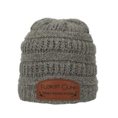 Cable Knit Beanie - OC807 8211 Heathered Grey