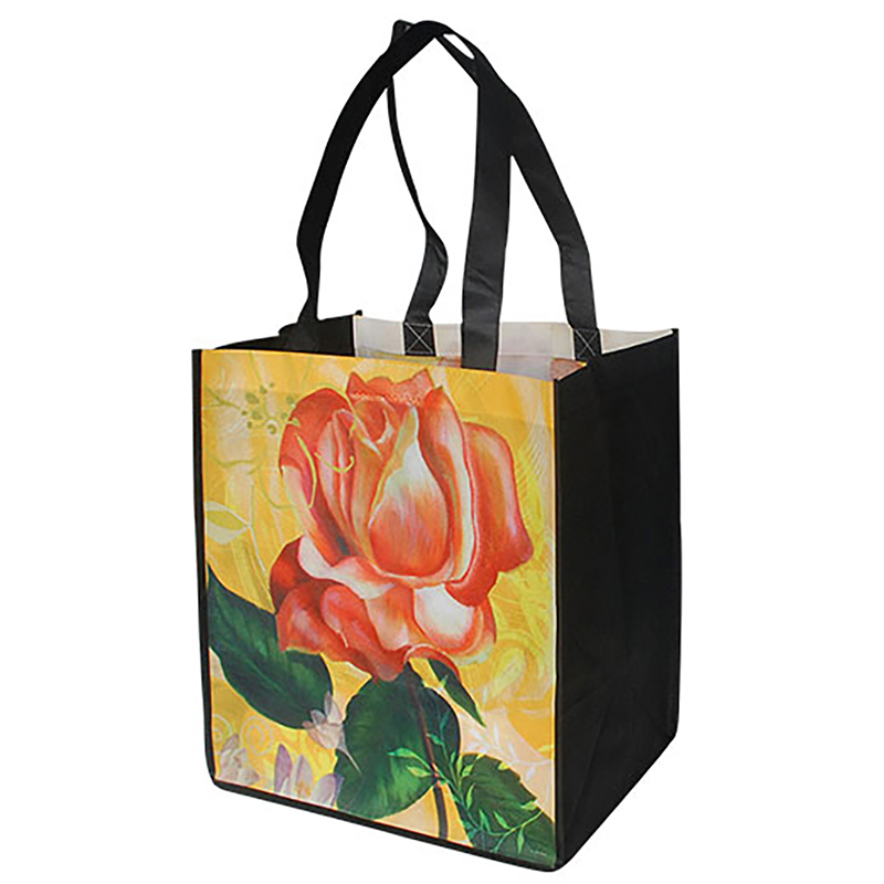 Custom PET Non-Woven Dye Sublimated Grocery Bag- 13″ x 15″ - main