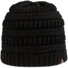 Cable Knit Beanie - oc807_black_01webp
