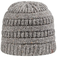 Cable Knit Beanie - oc807_heathered_gray_01webp