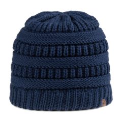 Cable Knit Beanie - oc807_navy_01