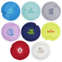 Round Nylon-Covered Hot/Cold Pack - whf-nr22