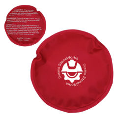 Round Nylon-Covered Hot/Cold Pack - whf-nr22rd