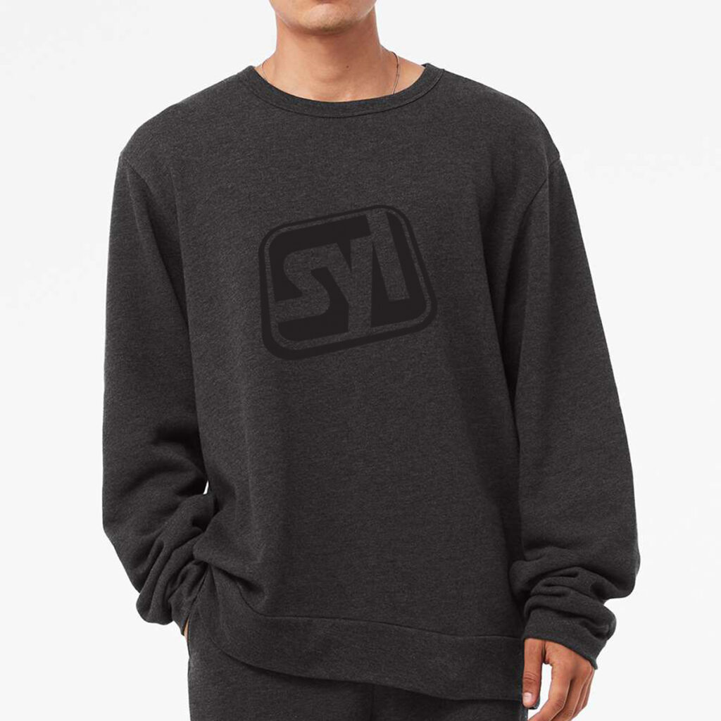 BELLA + CANVAS Unisex Sponge Fleece Classic Crewneck Sweatshirt - 104798_omf_fl