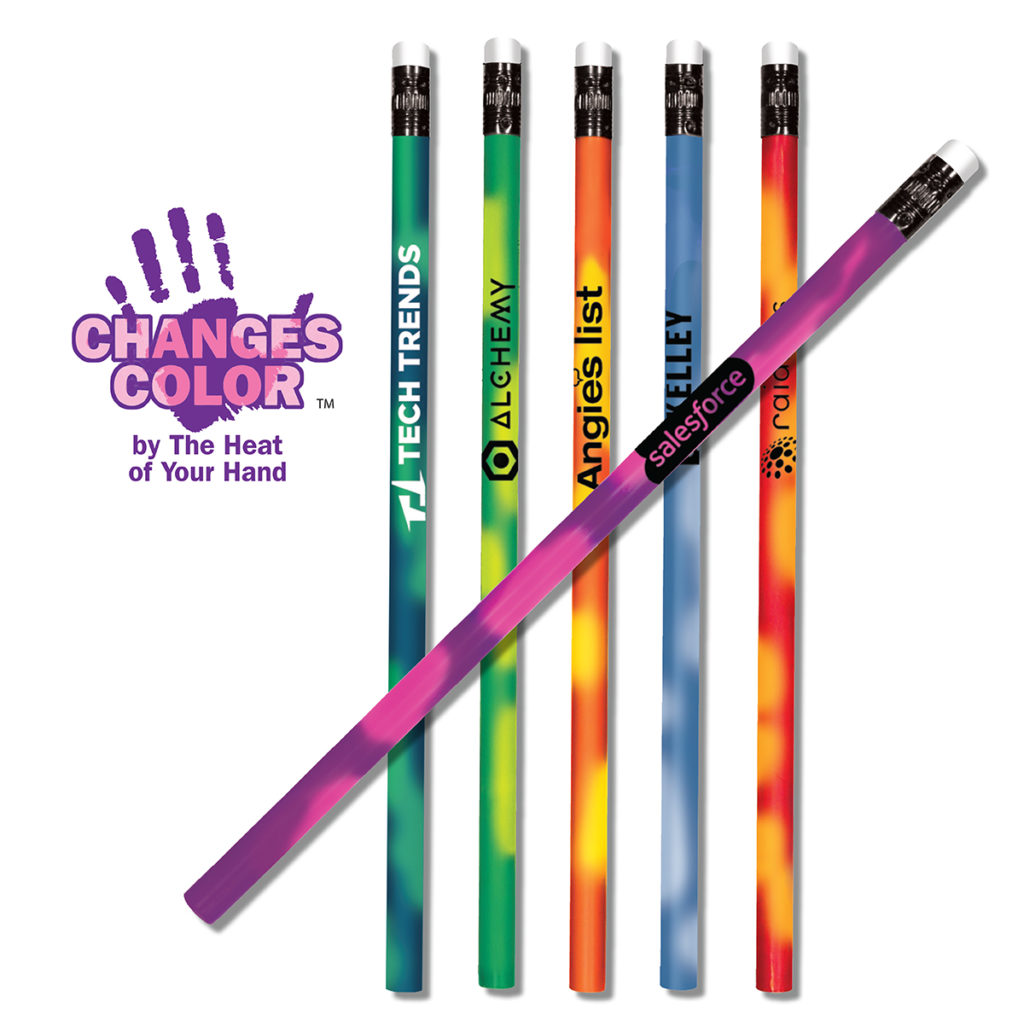 Mood Pencil with White Eraser - 20555-orange-to-bright-yellow
