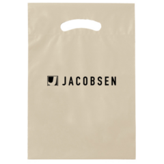 Fold-Over Reinforced Die Cut Bag – 9″ x 13″ x 2″ - Fold-Over Reinforced Die Cut Bag 8211 9x13x2 8211 Ivory