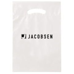 Fold-Over Reinforced Die Cut Bag – 9″ x 13″ x 2″ - Fold-Over Reinforced Die Cut Bag 8211 9x13x2 8211 White
