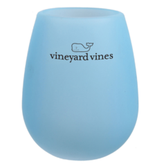 Silicone Wine Cup – 14 oz - siliconewinecupblue