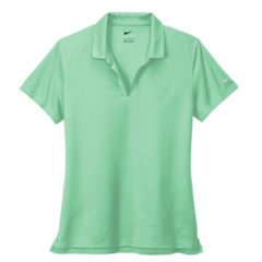 Nike Ladies Dri-FIT Micro Pique 2.0 Polo - 14173-Mint-5-NKDC1991MintFlatFront2-337W