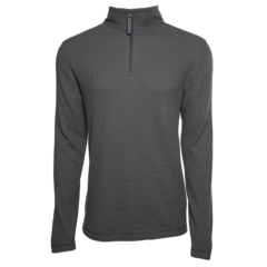 Men’s Waffle Quarter Zip Pullover - 9349201_033122114522