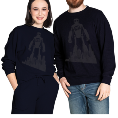 Unisex Waffle Crew Neck Sweatshirt