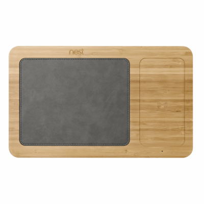 Auden Bamboo Wireless Charging Mouse Pad 8211 Bamboo