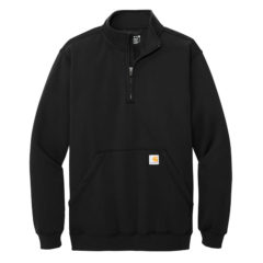 Carhartt® Midweight 1/4-Zip Mock Neck Sweatshirt - CT105294_black_flat_front