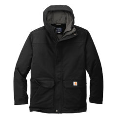 Carhartt® Super Dux™ Insulated Hooded Coat - CT105533_black_flat_front