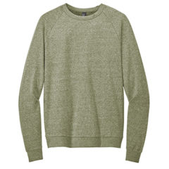 District® Perfect Tri® Fleece Crewneck Sweatshirt - DT1304_militarygreenfrost_flat_front