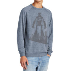 District® Perfect Tri® Fleece Crewneck Sweatshirt - DT1304_navyfrost_model_front-600215600