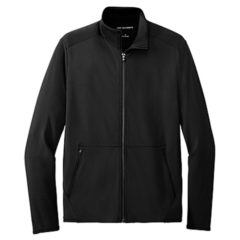 Port Authority® Accord Stretch Fleece Full-Zip - K595_black_flat_front