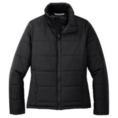 Port Authority® Ladies Puffer Jacket - L852_deepblack_flat_front