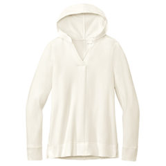 Port Authority® Ladies Microterry Pullover Hoodie - LK826_ivorychiffon_flat_front