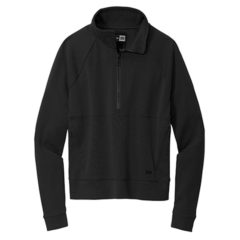 New Era® Ladies STS 1/2-Zip - LNEA541_black_flat_front