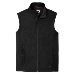 OGIO ® Grit Fleece Vest - OG730_blacktop_flat_front