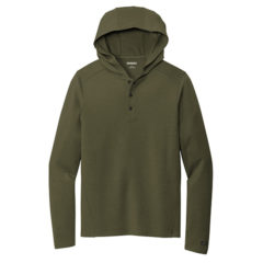 OGIO® Luuma Flex Hooded Henley - OG826_deepolive_flat_front