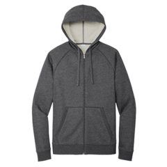 Sport-Tek® Drive Fleece Hooded Full-Zip - STF201_graphiteheather_flat_front