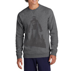 Sport-Tek® Drive Fleece Crewneck - STF203_graphiteheather_model_front-600215600