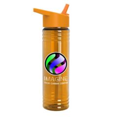 Slim Fit Bottle with Flip Straw – 24 oz - DPTB24H_orange-orange_2229661