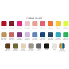 Teeny Tiny Tote – Puff Puff - Webbing colors