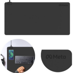 DeskShield Charge Desk Mat and Wireless Charger - deskshieldblack